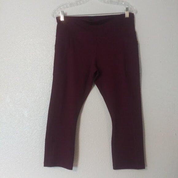Avia women's size L (12-14) purple capri legging pants - Picture 1 of 15